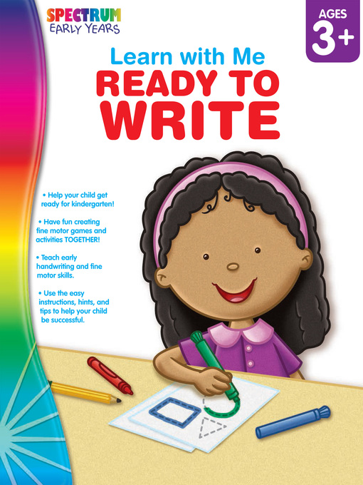 Title details for Ready to Write, Grades Preschool - K by Spectrum - Available